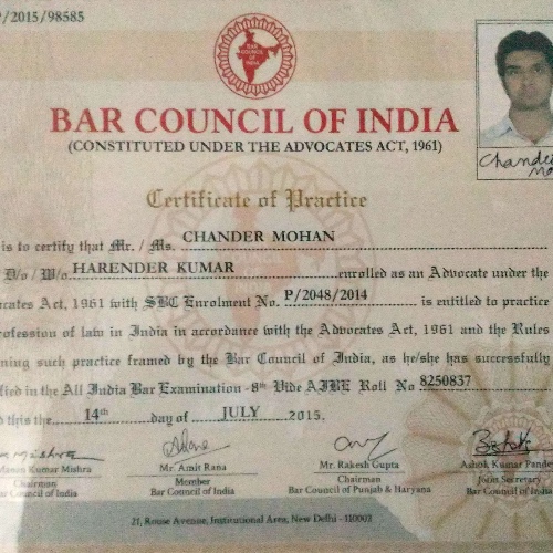 Chander Mohan Sharma